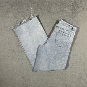 Kensie The Vintage Luxe Light Washed Pants Wide Leg Baggy Women's 12/31 #2466